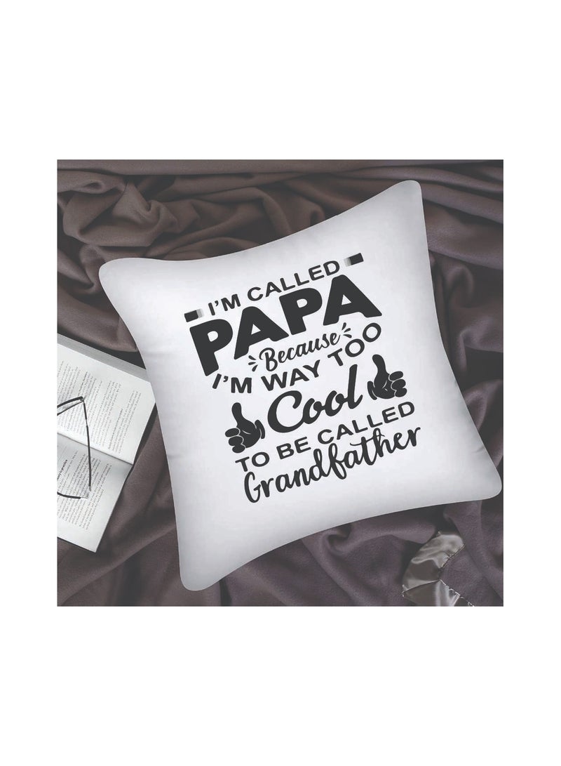PRINTSHOP4ME Grandpa's Day Special Birthday and Father's Day Throw Pillow 40x40 cm - Perfect Grandfather Gift - Thanksgiving Gift for Grandfather - Grandpa Cushion Cover for Sofa Bed  - Image 5