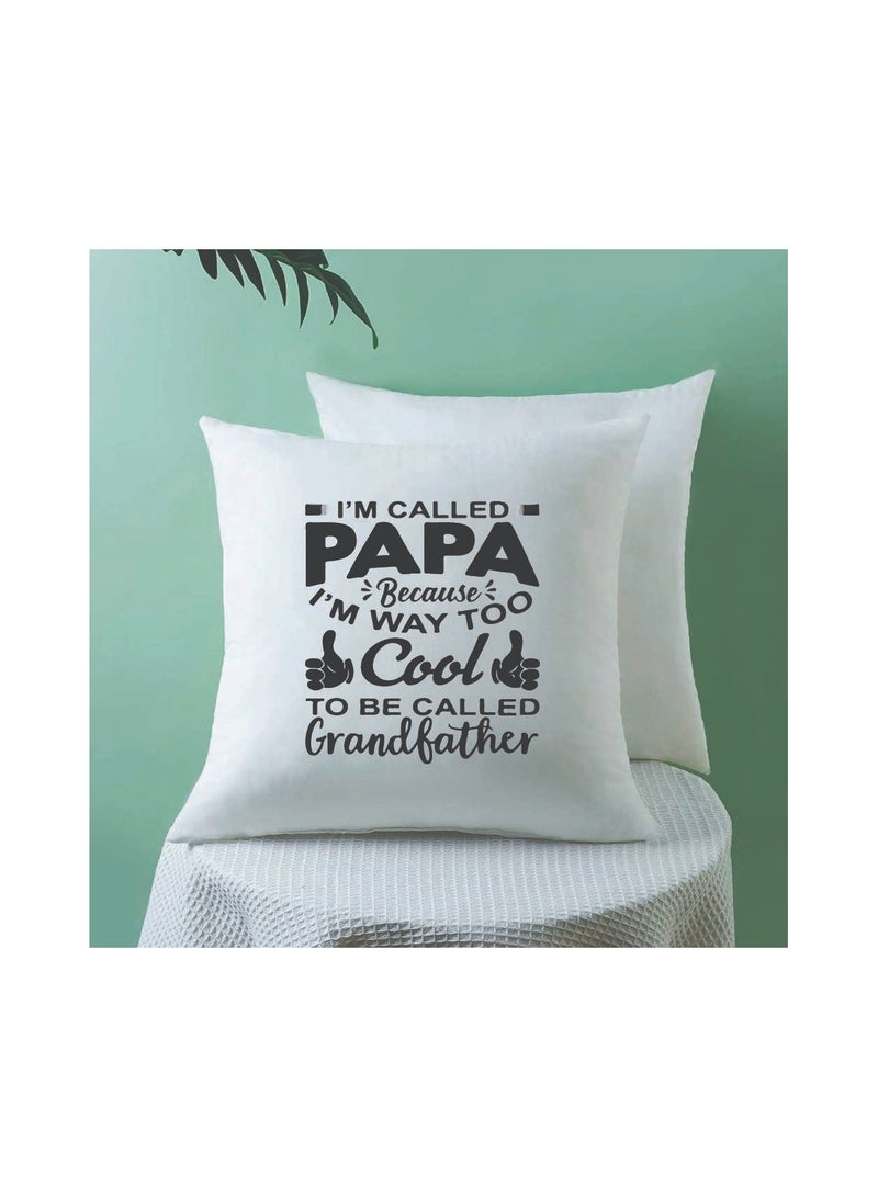 PRINTSHOP4ME Grandpa's Day Special Birthday and Father's Day Throw Pillow 40x40 cm - Perfect Grandfather Gift - Thanksgiving Gift for Grandfather - Grandpa Cushion Cover for Sofa Bed  - Image 4