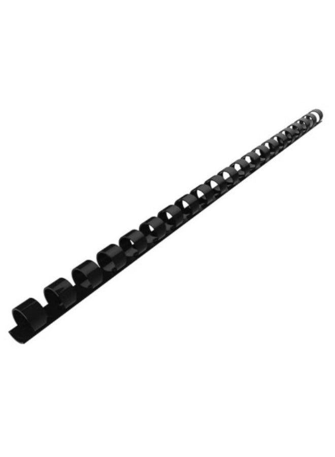 SUPER DEAL 100-Piece Binding Combs 6mm Black - Image 3