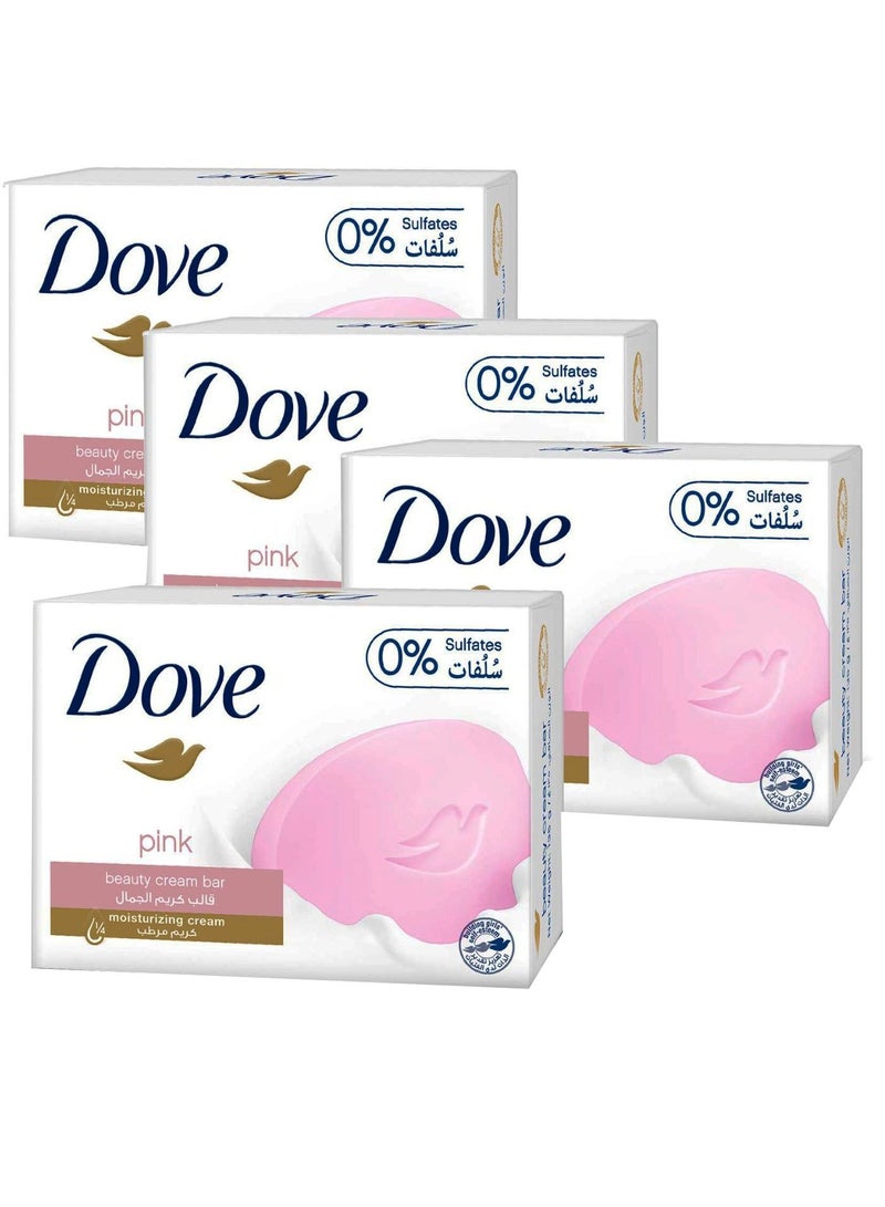 Dove Beauty bar pink soap 4 pieces 125 grams