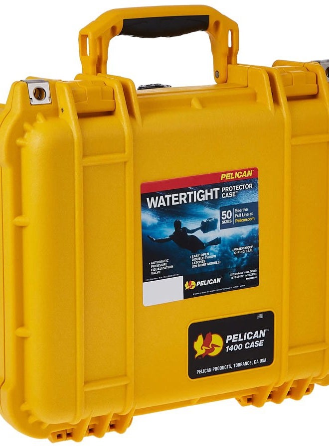 Pelican 1400 Case No Foam (Yellow) - Image 1