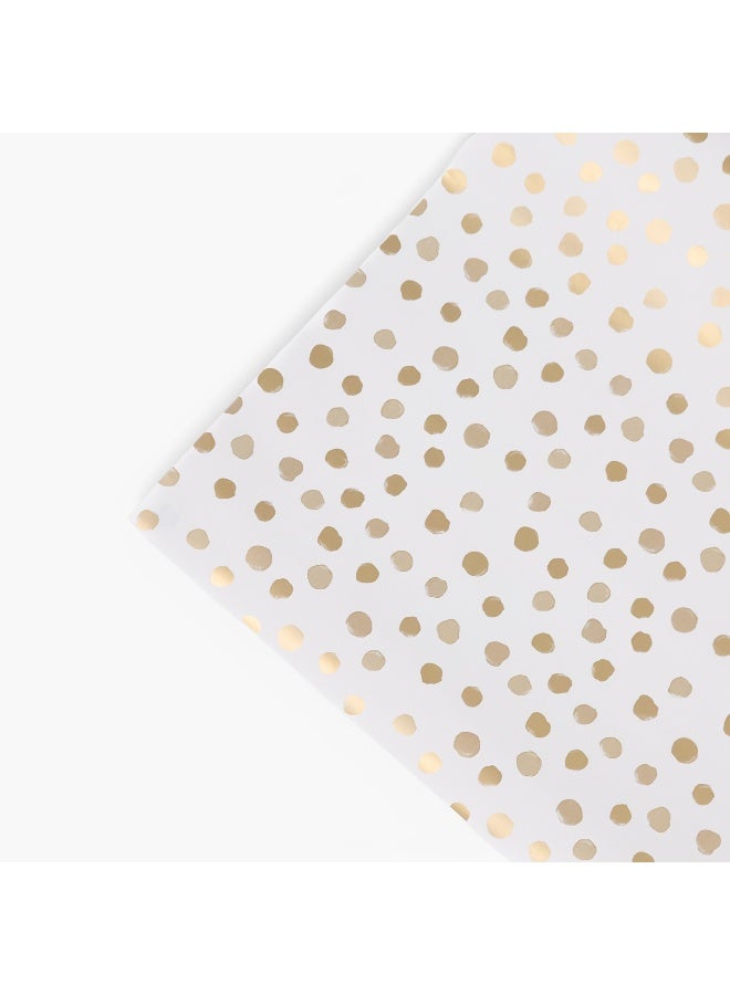 Findz Dot Print Paper Gift Wrap - 70x200 cms - Image 3