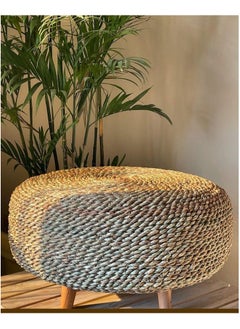 ماركة غير محددة بف مصنوع من نبات الحلفا الطبيعي صديق للبيئه. مدعم برجول خشبيه  60*28  - Image 1