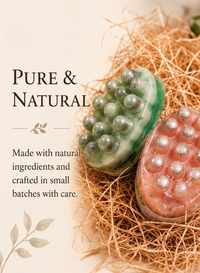 Soap&Friends Green Coffee Bean Exfoliating and Massaging Cube - 120g - Image 5