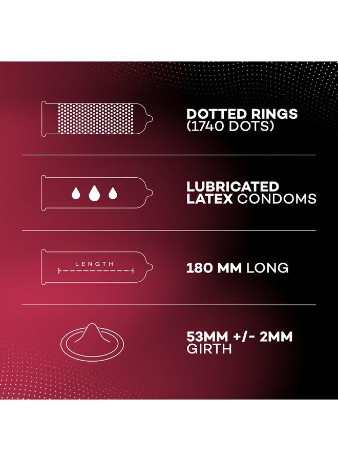 Manforce Litchi Flavoured Extra Dotted Condoms for Men | 30 pcs | Lubricated Latex Condoms For Her Enhanced Pleasure | India’s No. 1* Condom Brand for Safe Sex - Image 3