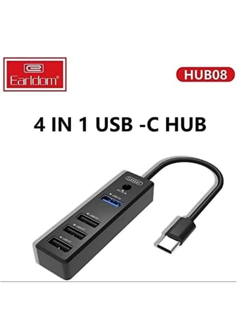 Earldom 4 in 1 USB-C Hub (Hub 08) - Image 2