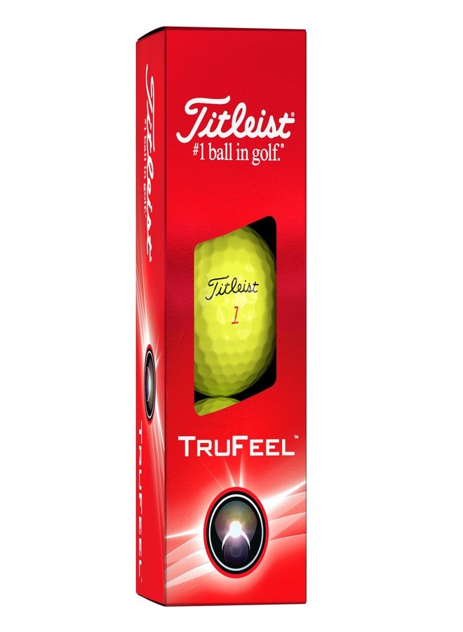 Titleist TruFeel Golf Balls, Yellow (One Dozen) - Image 2
