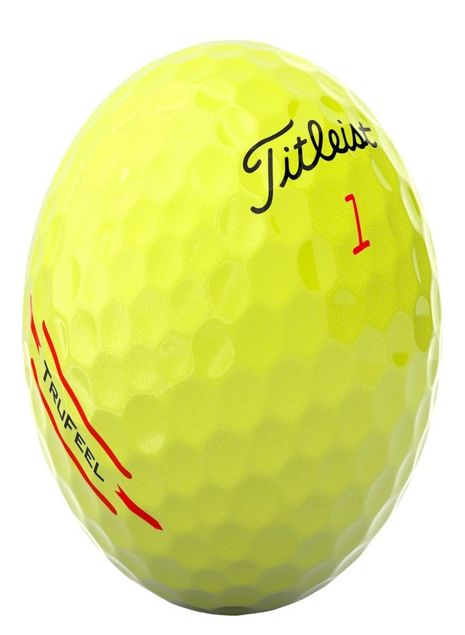Titleist TruFeel Golf Balls, Yellow (One Dozen) - Image 3
