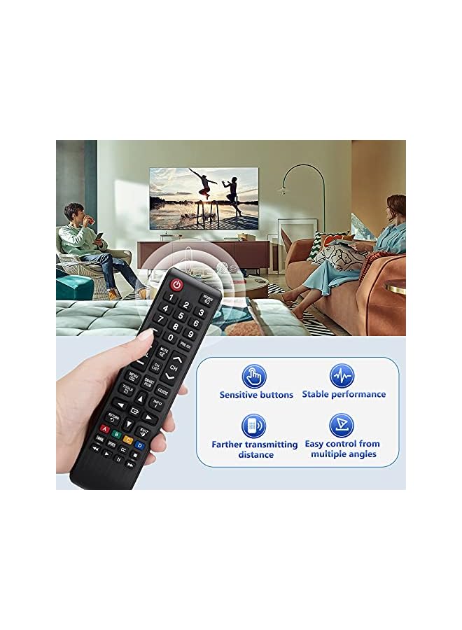 The Bros Universal Remote Control for Samsung-Smart-TV-Remote Replacement Compatible for Samsung Smart/LED/LCD/HDTV/QLED/UHD/4K TVs BN59-01199F - Image 4