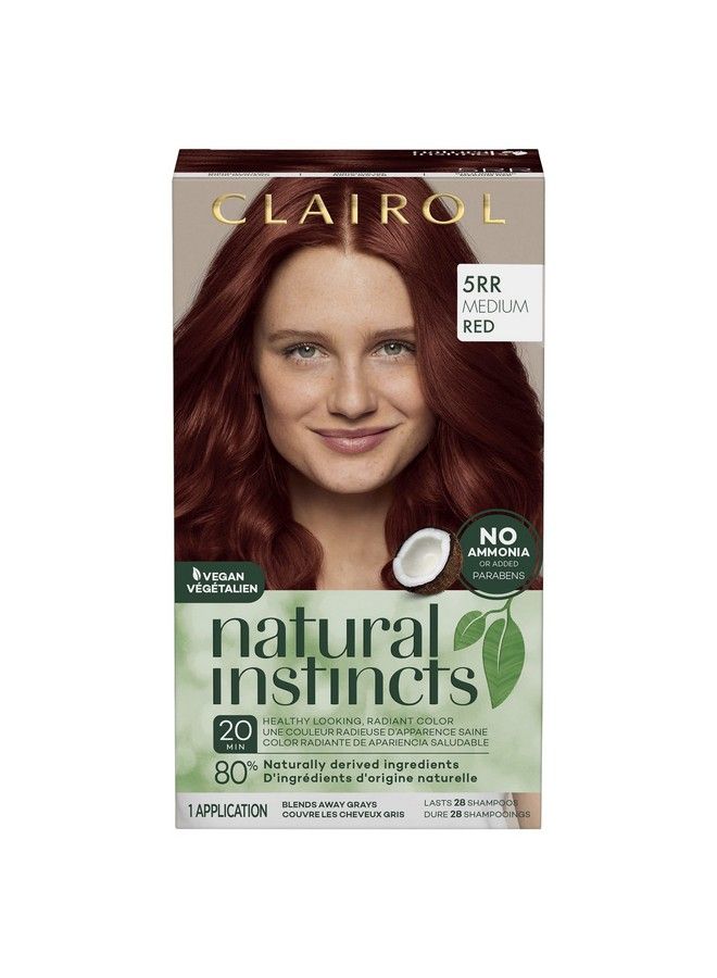 CLAIROL صبغة شعر دائمة نصف طبيعية 5Rr لون شعر أحمر متوسط عبوة 1 - Image 2