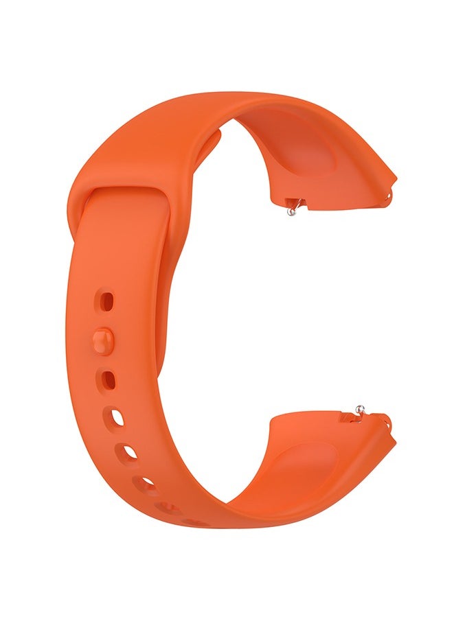 Generic 3 Piece Silicone Straps Compatible with Redmi Watch 3 Active/Redmi watch 3 lite(red/purple/orange)  - Image 4