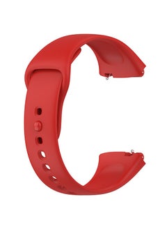 Generic 3 Piece Silicone Straps Compatible with Redmi Watch 3 Active/Redmi watch 3 lite(red/purple/orange)  - Image 3