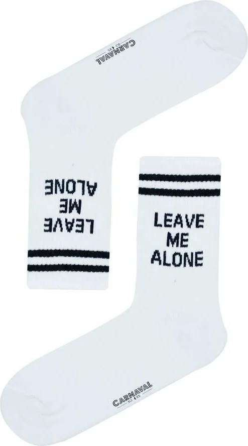 كارنافال سوكس Leave Me Alone Patterned Colorful Sports Socks
