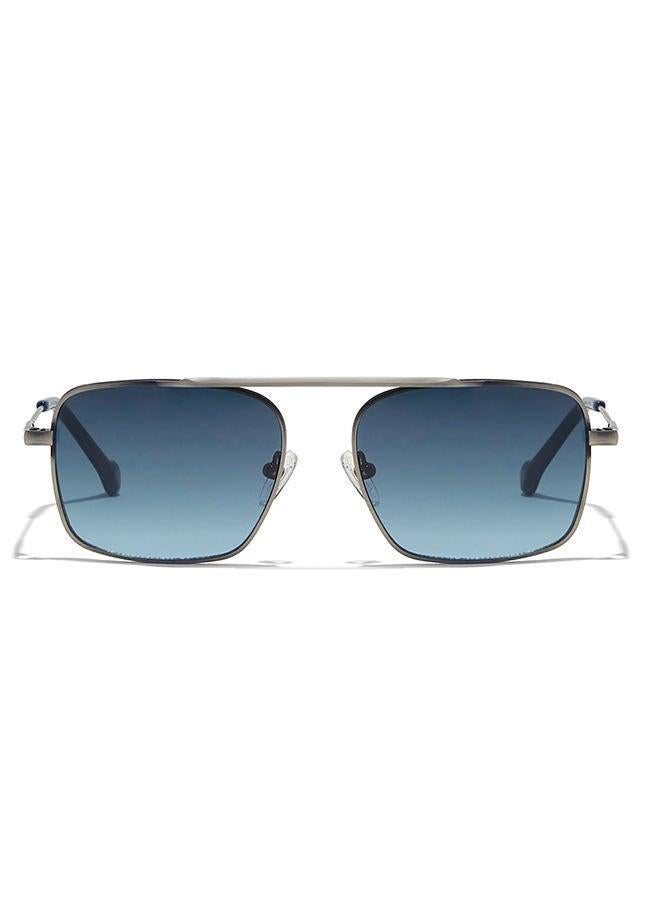 30 سندايز نظارات شمسية هيرلوم للجنسين، مستطيلة، حماية من الأشعة فوق البنفسجية ، فضي وأزرق - Image 2
