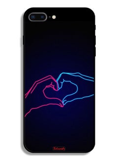 Tolwak جراب حماية لجهاز Apple iPhone 8 Plus بتصميم يد تلمس القلب  - Image 2