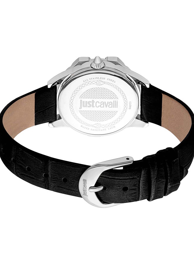Just Cavalli جست كافالي ليدي ديفا JC1L095L0315 - ساعة كوارتز جلدية نسائية 3 عقارب - Image 3