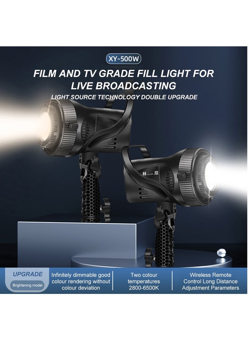 Glanfen Professional Photography Studio Lighting Kit, 500W 2800-6500K 3-Color LED Monolights with 60x90cm Rectangular Softbox & Adjustable Stand for Photo/Video/Live Streaming, High CRI90+ Dimmable Continuous Lighting - Image 3