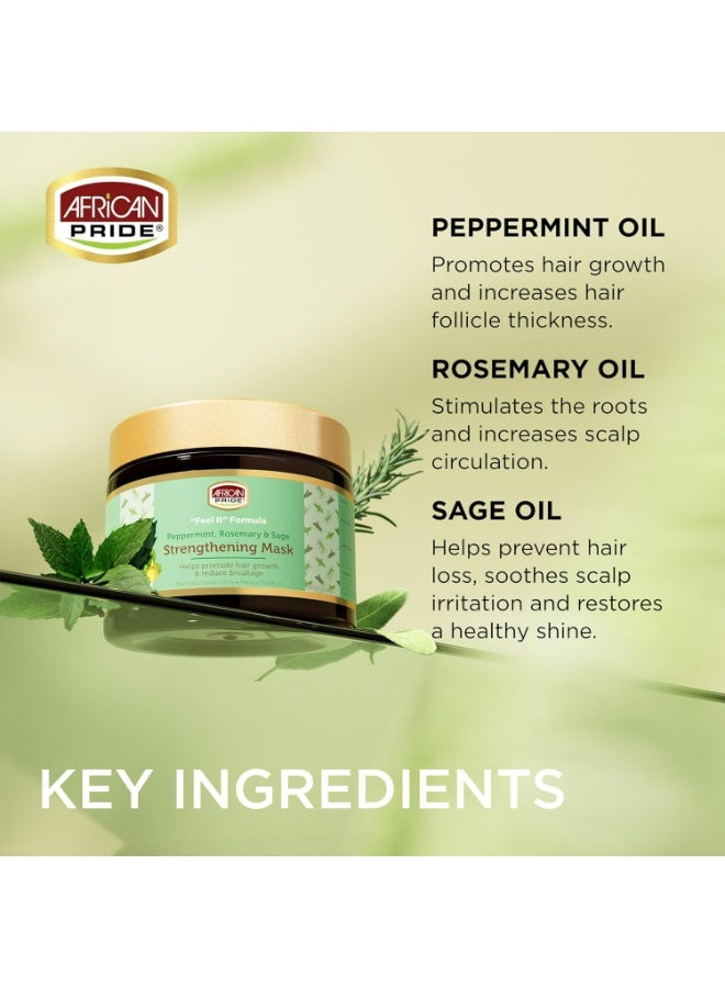 Peppermint Rosemary And Sage Strengthening Mask 340g