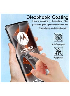 General [2+2 Pack] Motorola Edge 50 Pro 5G Screen Protector & Camera Lens Protector, Bubble Free 9H Hardness Anti-Scratch Tempered Glass for Moto Edge 50 Pro  - Image 5