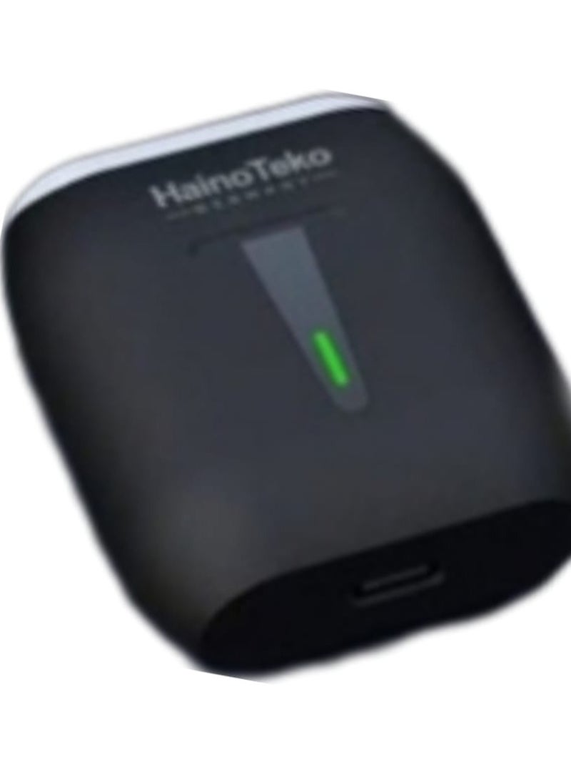 Haino Teko Germany T1 True Wireless Earphone with Mic and Light for Android and iPhone Mobile and Tablets Black - Image 3
