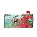 WOOR WOOR Spring Bird Hummingbird and Flowers Magnetic Mailbox Cover Oversized for Garden Yard Outdoor Decorations-25.5"  - Image 2
