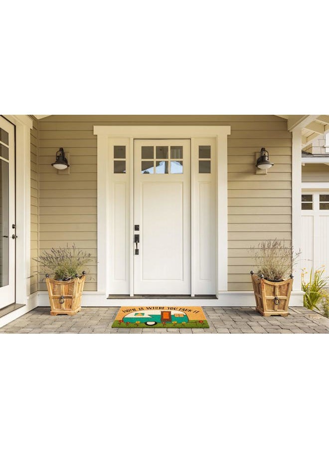 DII Heavy Duty Coir Doormat with Nonslip Vinyl Backing, Welcome Mat Outdoor Entry Way & Front Porch Décor, Camper, 18x30 - Image 4