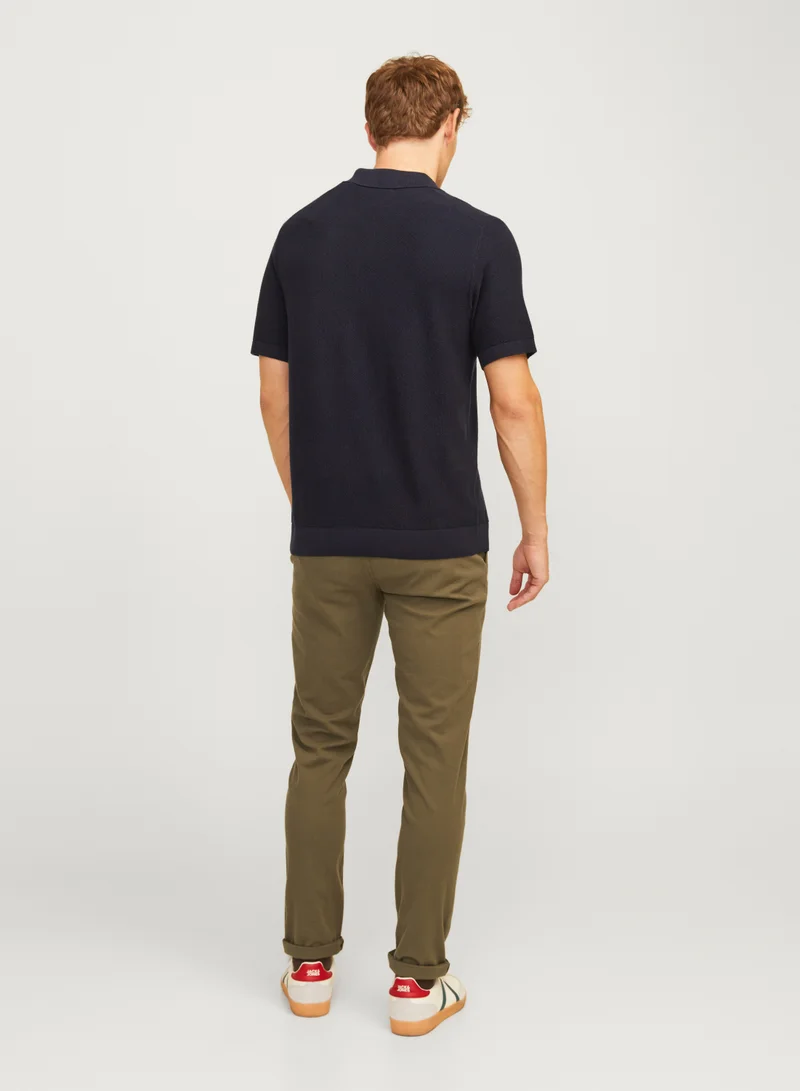 JACK & JONES  Casual Slim Fit Trousers for Men | Best Price UAE