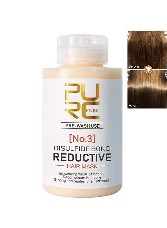 PURE Disulfide Bond Reductive Hair Mask, Hair Strengthening Moisturizing Nourishing & Repair Damaged Hair Follicles Instant Hair Treatment Mask for Smooth & Shine Hair 100g - Image 1