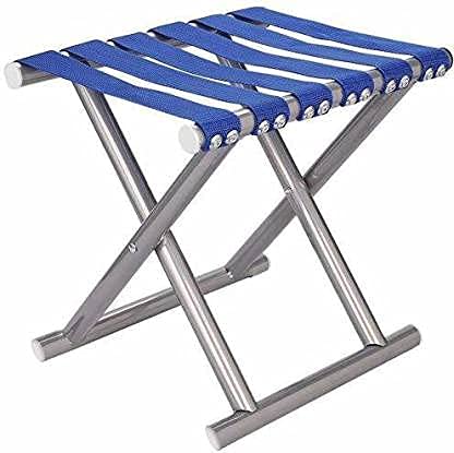 SAJAG Portable Folding Stool Super Strong Heavy Duty Outdoor Folding Chair Camping Hiking Fishing Picnic Stool Collapsible Camping Stool Mini for Travel Garden Chair - Image 1