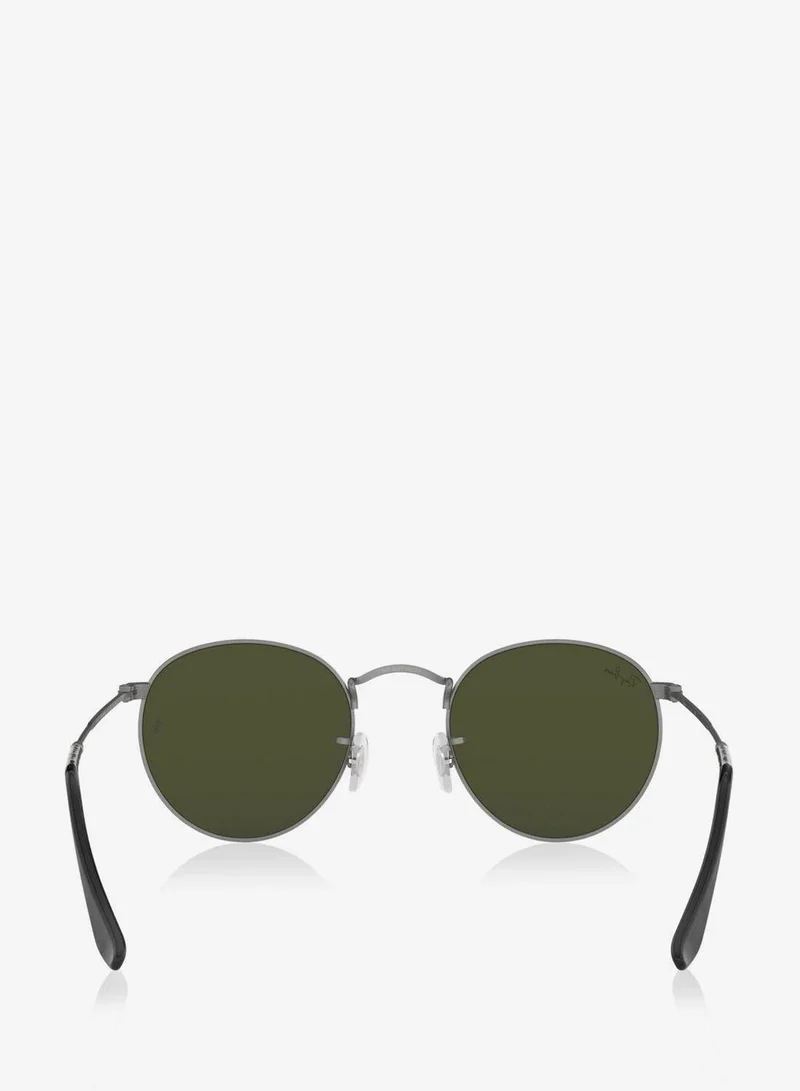 Ray-ban Black 0Rb3447 Round Metal Sunglasses  | Best Price UAE