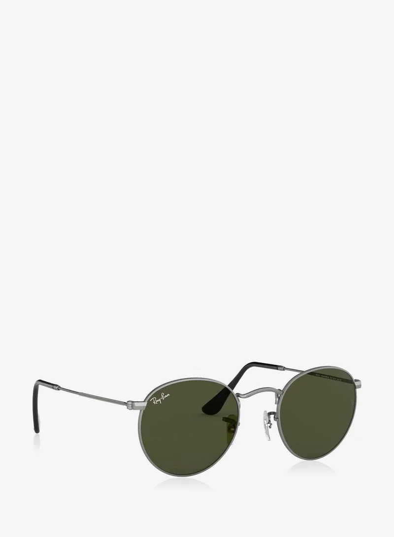 Ray-ban Black 0Rb3447 Round Metal Sunglasses  | Best Price UAE