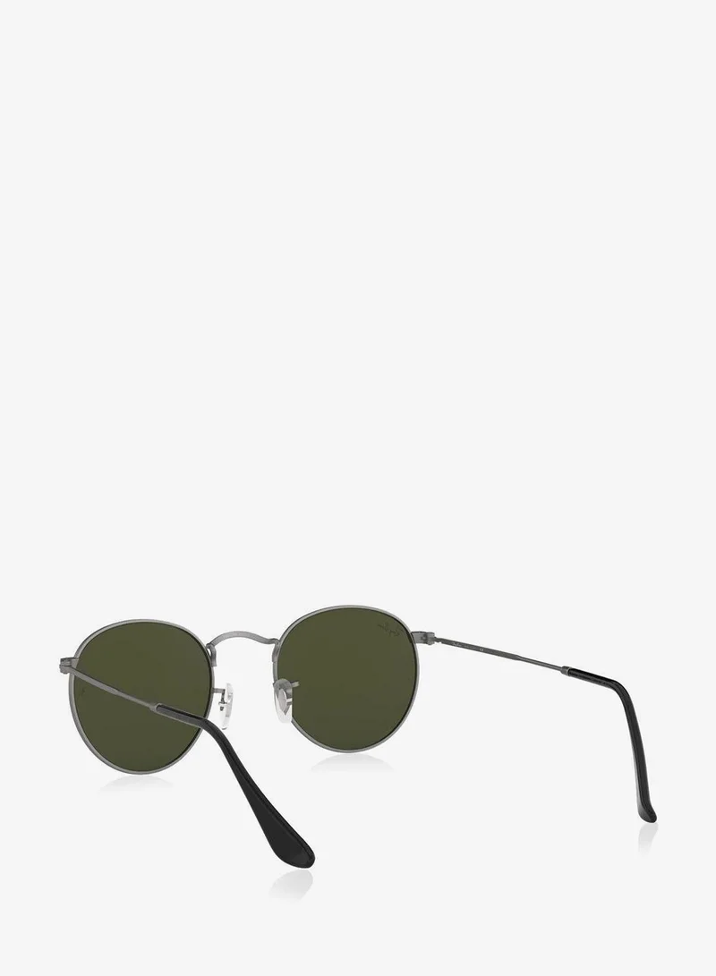 Ray-ban Black 0Rb3447 Round Metal Sunglasses  | Best Price UAE