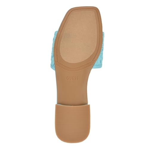 Guess Women's Tamsey Sandal, Turqoise Blue 450, 6 - Image 4