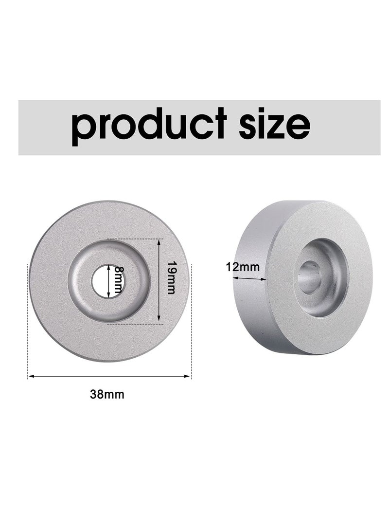 SYOSI 45 Rpm Adapter, Fit 7 Inch Vinyl Record Players Technics Turntables Solid Aluminum Dome, Silver - Image 4