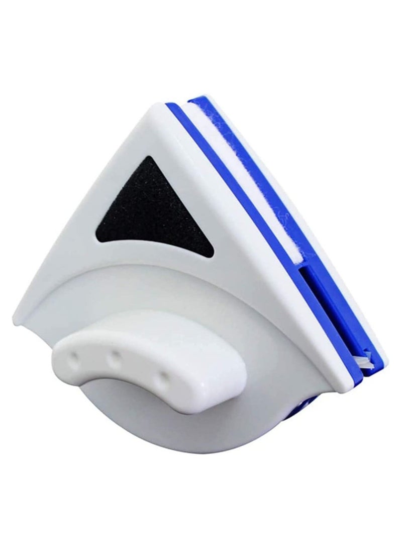 جينيكست منظف نوافذ ممسحة زجاجية مغناطيسية مزدوجة الجانب ، فرشاة تنظيف الأسطح ، أدوات تنظيف مثلثة للنوافذ الزجاجية للمنزل المرتفع - Image 3