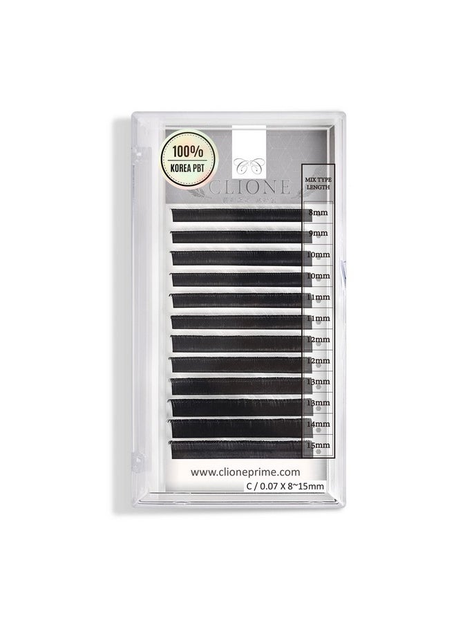 CLIONE PRIME - Lash Extension Lashes 0.07 C Curl Lash Extensions 815 Mm Mixed Length Eyelash Extensions Mega Volume Lash Extensions Classic Eyelash Extension Pestañas Pelo A Pelo Profesional - Image 1