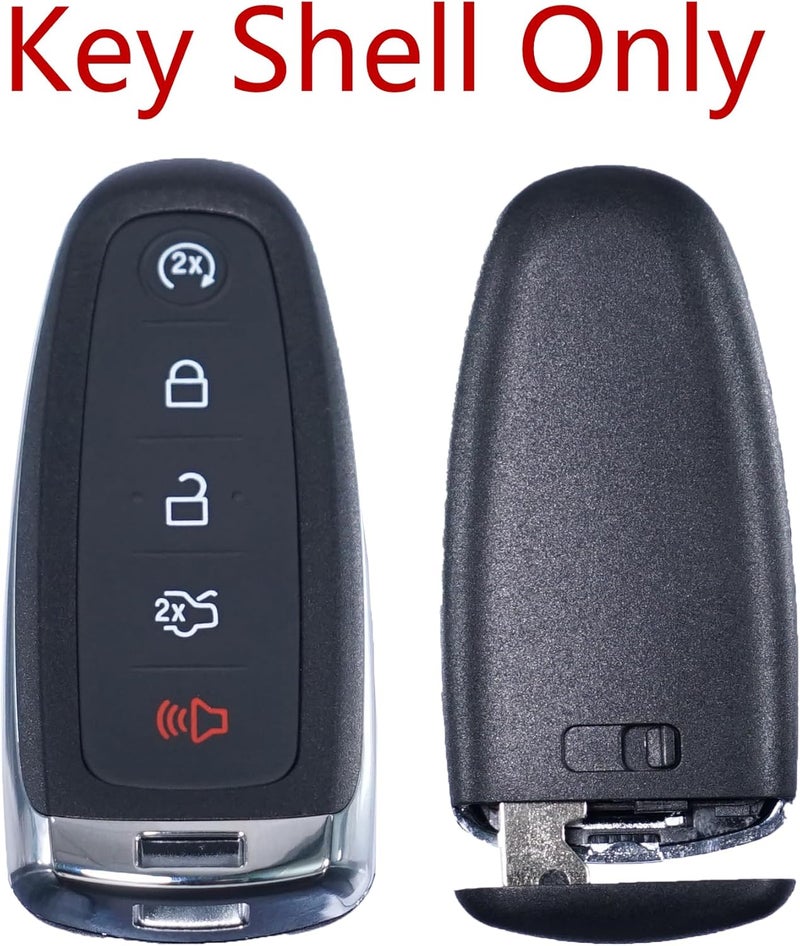 MechanMagic Key Fob Shell Cover for Ford Explorer Edge Flex Expedition Focus Taurus Maverick Lincoln Navigator MKS MKT MKX 2011-2020 Keyless Entry Remote Control Case Replacement 5 Buttons - Image 5