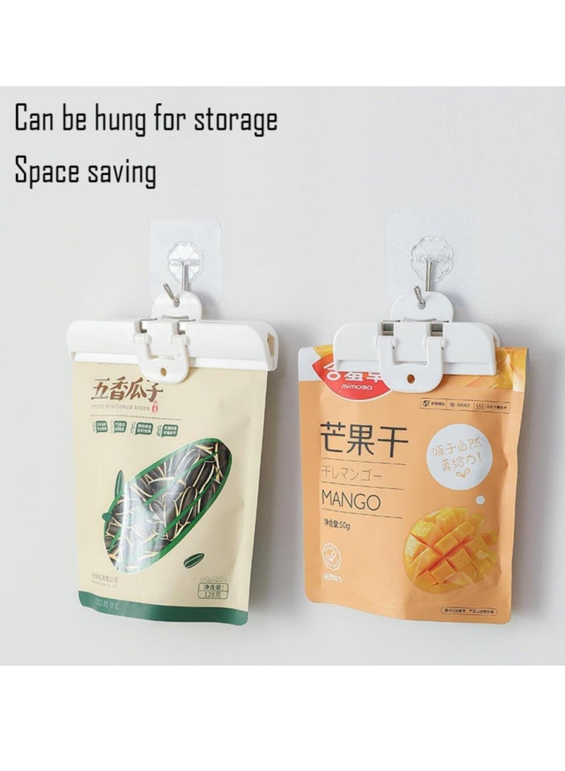 Loquat 6Pcs Sealing Clips for Food and Snack Bag, Food Fresh Keeping Clips,Reusable Chips Bread Bag Clamp Sealer - Image 4