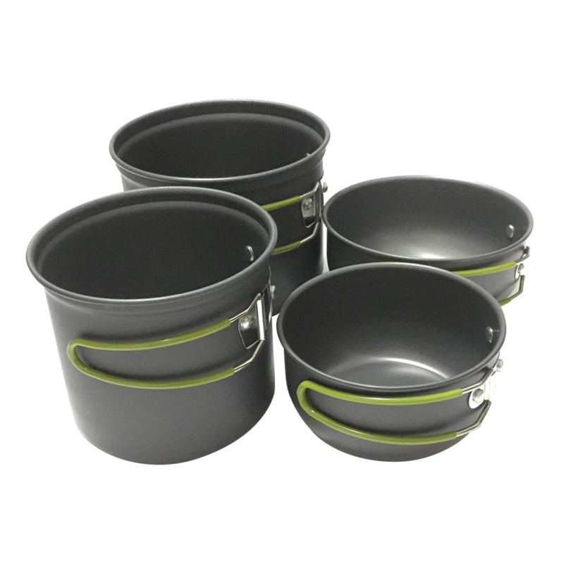 Alloy Camping Cookware Set Portable Outdoor Cooking Utensils for Hiking Picnic Barbecue - Image 2