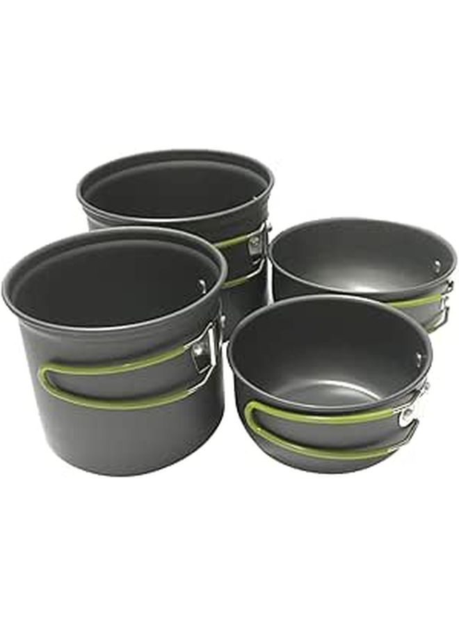 Alloy Camping Cookware Set Portable Outdoor Cooking Utensils for Hiking Picnic Barbecue - Image 1