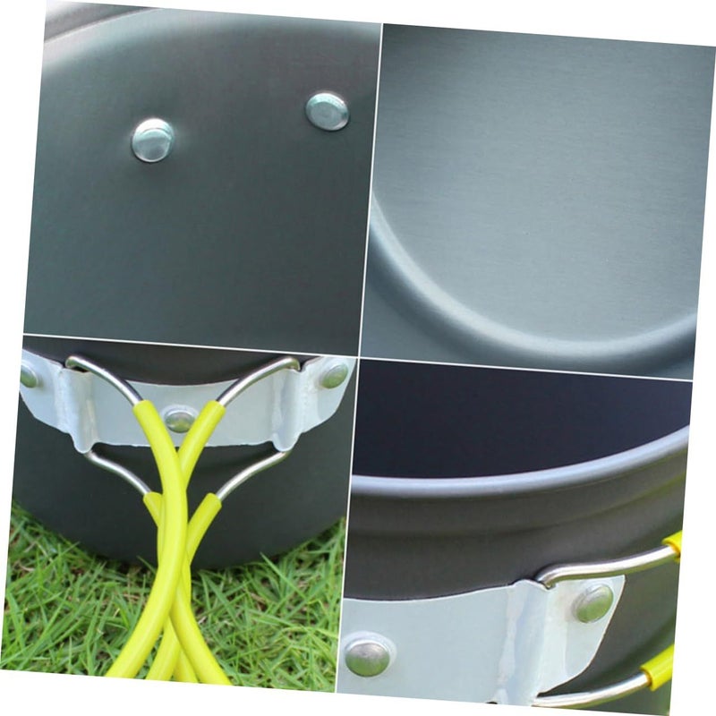 Alloy Camping Cookware Set Portable Outdoor Cooking Utensils for Hiking Picnic Barbecue - Image 3