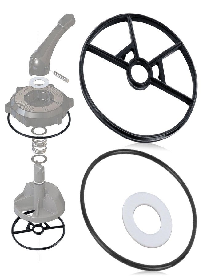 AQDD Spider Gasket Kit Pool Sand Filter Valve Seal Gasket Parts Replacement for Hayward Sp0714t Vari-Flo XL Valve and SPX0714CA O-Rings Gasket - Image 1
