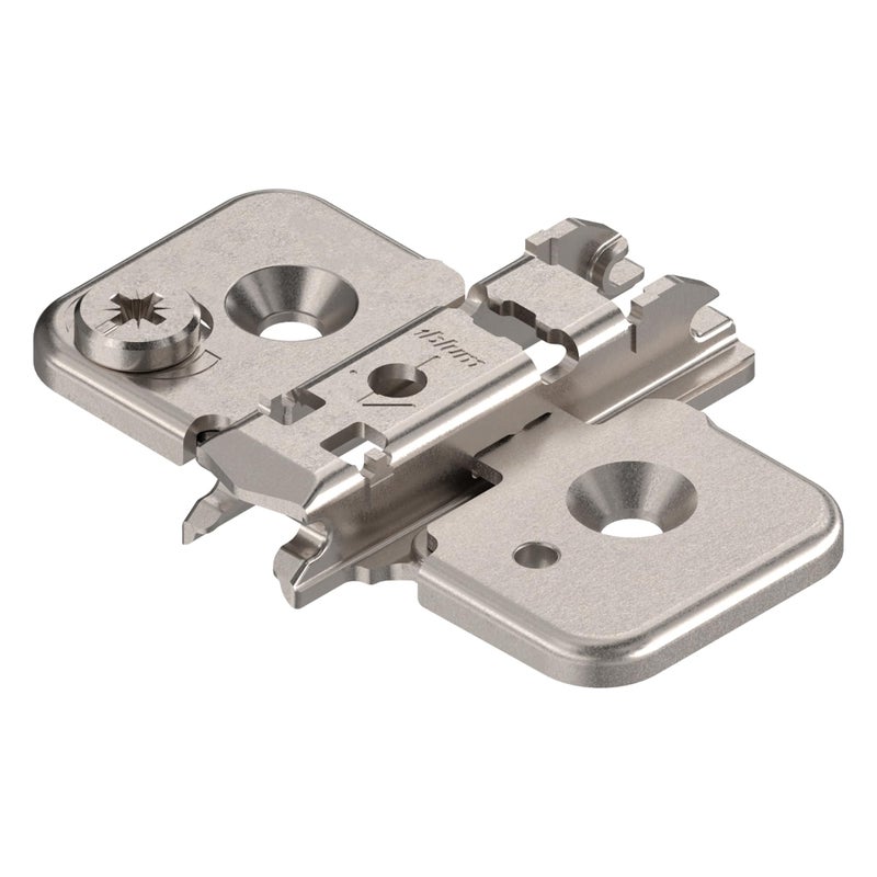Blum Clip top BLUMOTION Hinge Kit (1 Kit), Full Overlay, 110Â° Opening Angle, Steel, Soft Close Euro-Style Hinges with Clip Mounting Plate for Frameless Cabinets - Image 5