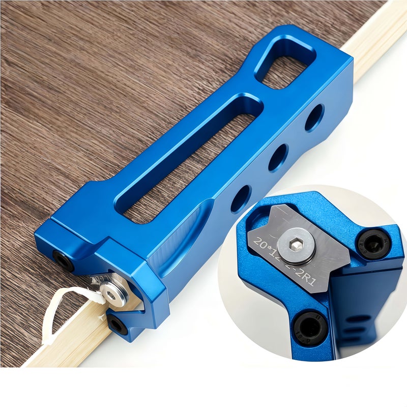 مُشذِّب حواف خشب احترافي يدوي مزود بشفرات كربيد ومادة ألمنيوم، لإزالة النتوءات وتشكيل الحواف المشطوفة، ومكشطة حواف لأعمال النجارة والأثاث ومعالجة الصفائح المعدنية. - Image 4
