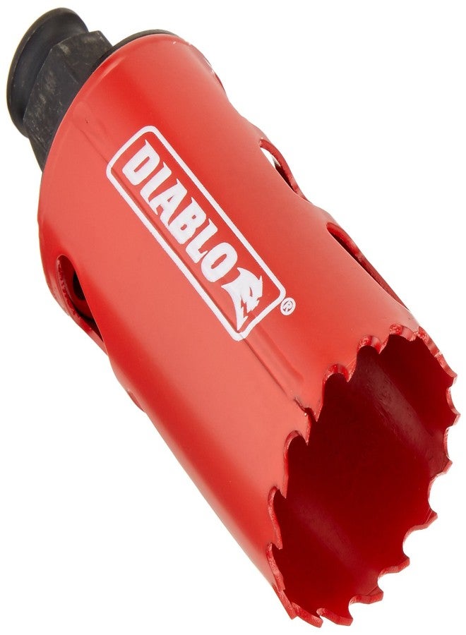 Diablo Bi-Metal Hole Saw with Variable Tooth Design for Faster Cuts - Fits with Snap-Lock Plus Mandrel System - 1-1/2" Diameter, 2-3/8" Length - DHS1500 - Image 1