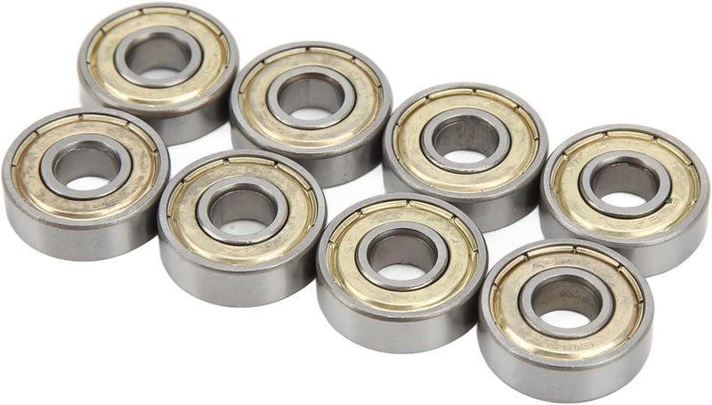 TIKATARER 1 608ZZ ABEC 11 محامل كروية من الفولاذ الكربوني، 8 قطع 8x22x7mm - Image 1