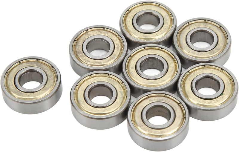 TIKATARER 1 608ZZ ABEC 11 محامل كروية من الفولاذ الكربوني، 8 قطع 8x22x7mm - Image 3