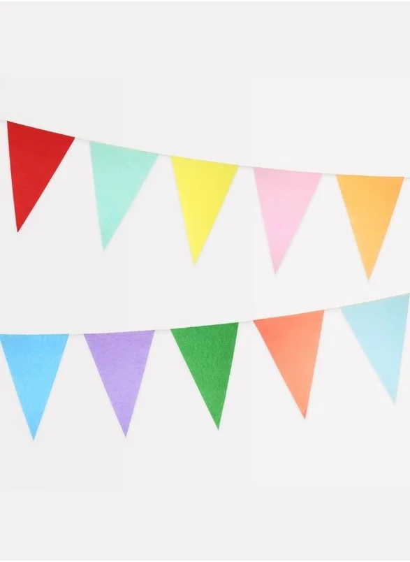 ميري ميري Meri Meri Bright Tissue Flag Garlands