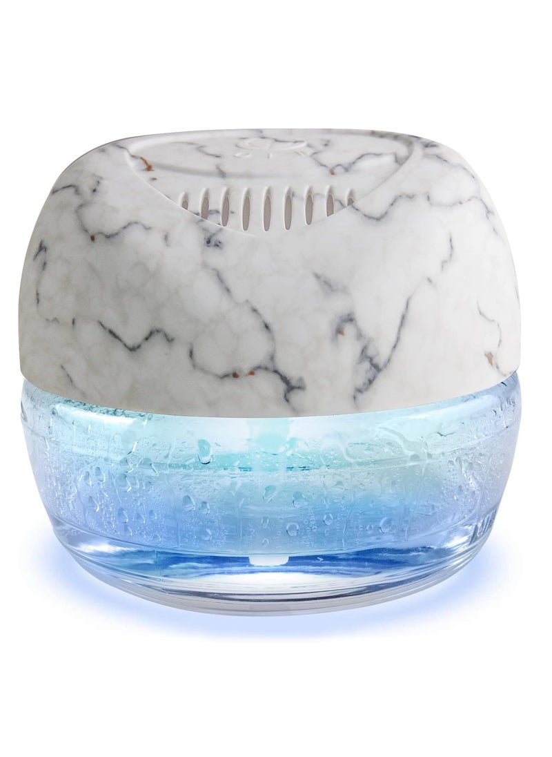 Generic Air Purifier,  Lightweight Multifunctional Air Freshener, Portable Fragrance Diffuser With Night Light, Easy To Clean And Durable Electric Deodorizer For Home And Office, (1pc, Marbling White)  - Image 1