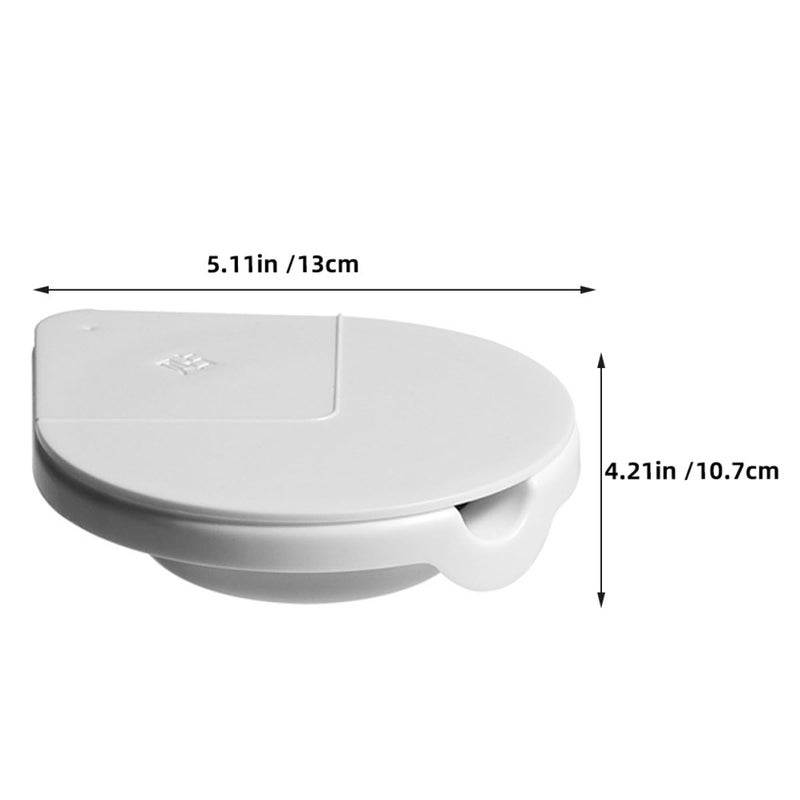 Stainless Steel Rotatable Windproof Ashtray with Cover Under Desk Mount Home Office - Image 3